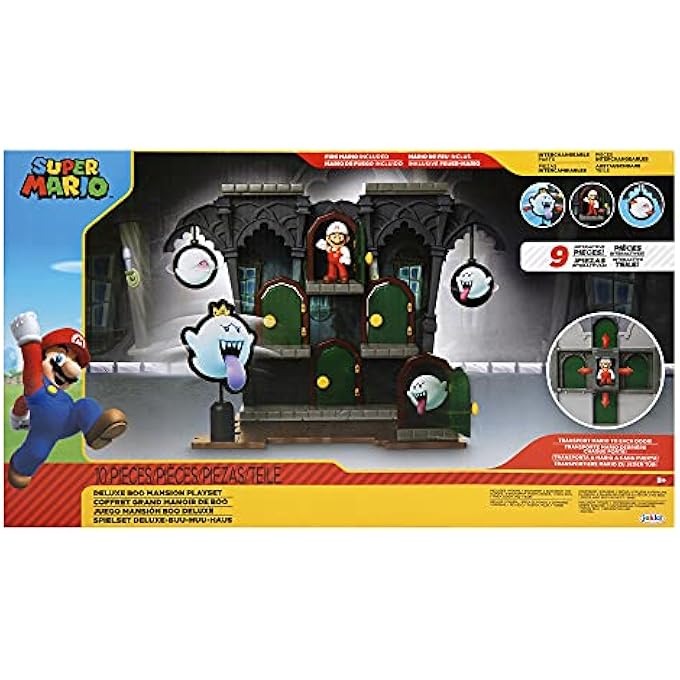Jakks WORLD OF NINTENDO NINTENDO 2.5" DLX BOO MANSION PLAYSET - Image 3